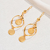 Fashionable Vintage Coin Earrings for Women BM5726-1