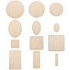 Wooden Knitting Crochet Bottoms Set WOOD-WH0036-03-1