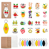 DIY Keychain Making Kits DIY-GO0002-54C-1