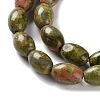 Natural Unakite Beads Strands G-I369-B13-01-4