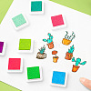 Plastic Craft Finger Ink Pad Stamps WG75845-M-3