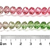 Transparent Painted Glass Beads Strands DGLA-A034-T6mm-A18-3