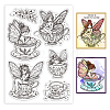 Custom Summer Theme PVC Plastic Clear Stamps DIY-WH0631-0093-1