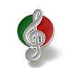 Italian Musical Note Enamel Pins JEWB-Z030-05-1