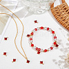 15Pcs Brass Micro Pave Clear Cubic Zirconia Pendants KK-BBC0017-96C-3