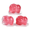 Spray Painted Glass Beads GLAA-Z007-04C-1