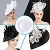 Cloth Round Fascinator Hat Base for Millinery Magic AJEW-WH0270-738A-4