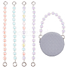 4Pcs 4 Colors Candy AB Colored Round Plastic Beaded Bag Handle DIY-WR0001-77-1