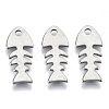 Tarnish Resistant 201 Stainless Steel Pendants X-STAS-R116-073-1