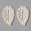 Natural Freshwater Shell Pendants SHEL-N026-86-1