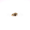 Snake Cuff Ring RJEW-WH0001-04-1