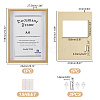 Wood Vertical Photo Frames DJEW-WH0063-44B-01-3