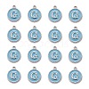 Platinum Plated Alloy Enamel Charms LS-ENAM-S118-04G-P-2