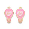 Alloy Enamel Pendants ENAM-T024-08B-G-1