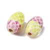 Two Tone Handmade Lampwork Beads LAMP-K042-01G-3