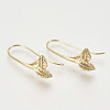 Brass Earring Hooks LS-KK-T027-115G-1
