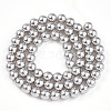 Baking Painted Pearlized Glass Pearl Bead Strands HY-N002-6mm-A03-3