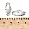 304 Stainless Steel Lobster Claw Clasps STAS-B089-01F-P-3
