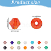 14 Strands 14 Colors Imitate Austrian Crystal Bicone Glass Beads Strands GLAA-GO0001-21-2