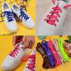 32Pcs 16 Colors Polyester Flat Custom Shoelace AJEW-SZ0001-91-7