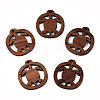 Natural Walnut Wood Pendants WOOD-T023-23-1