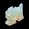 Opalite Carved Dragon Figurines DJEW-F025-02E-2