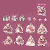 15Pcs PET Self-Adhesive Stickers STIC-M004-02E-1