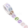 8 Patterns Easter Theme Self Adhesive Paper Sticker Rolls DIY-C060-03H-3