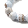 Natural Striped Stone Beads Strands G-D315-A01-01-12mm-4