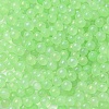 Luminous Glow in the Dark Transparent Glass Round Beads GLAA-F124-B09-3