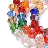 Transparent Electroplate Glass Beads Strands EGLA-A039-T4mm-A29-3