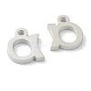 Non-Tarnish 304 Stainless Steel Charms STAS-G244-01A-2