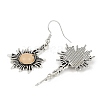 Alloy Resin Dangle Earrings EJEW-JE06370-01-3