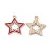 Alloy Rhinestone Pendants FIND-C019-49KCG-02-1