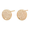 Brass Stud Earring Findings KK-N232-339-1