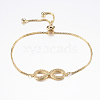 Adjustable Brass Bolo Bracelets BJEW-P200-05G-1