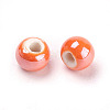 Handmade Porcelain Beads PORC-D001-8mm-18-2