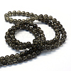 Baking Paint Transparent Crackle Glass Round Bead Strands DGLA-Q018-10mm-10-3