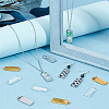 DIY Rectangle Pendant Making Kits DIY-SC0033-97-4
