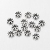 Antique Silver Tibetan Silver Daisy Spacer Beads X-A61-1