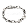 304 Stainless Steel Oval Link Chains Bracelets for Men & Women BJEW-D042-39P-4