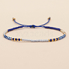 Glass Seed Braided Beaded Bracelets XC9959-09-2