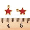 Ion Plating(IP) 304 Stainless Steel Enamel Charms STAS-Z078-24G-3