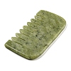 Natural Xiuyan Jade Massage Combs AJEW-K045-01B-2