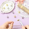 10Pcs 2 Colors Brass Charms KK-CJ0004-50-5