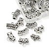 25Pcs 5 Style Tibetan Style Alloy Tube Bails FIND-YW0003-13-2