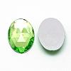 Acrylic Rhinestone Flat Back Cabochons GACR-Q011-13x18-11-2