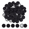  100Pcs Cloth Shank Buttons BUTT-NB0001-72C-1