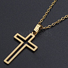 201 Stainless Steel Pendant Necklaces NJEW-S105-JN534-45-2-1