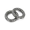 Snake Ring 316 Surgical Stainless Steel Hoop Nose Rings EJEW-G416-19A-AS-4